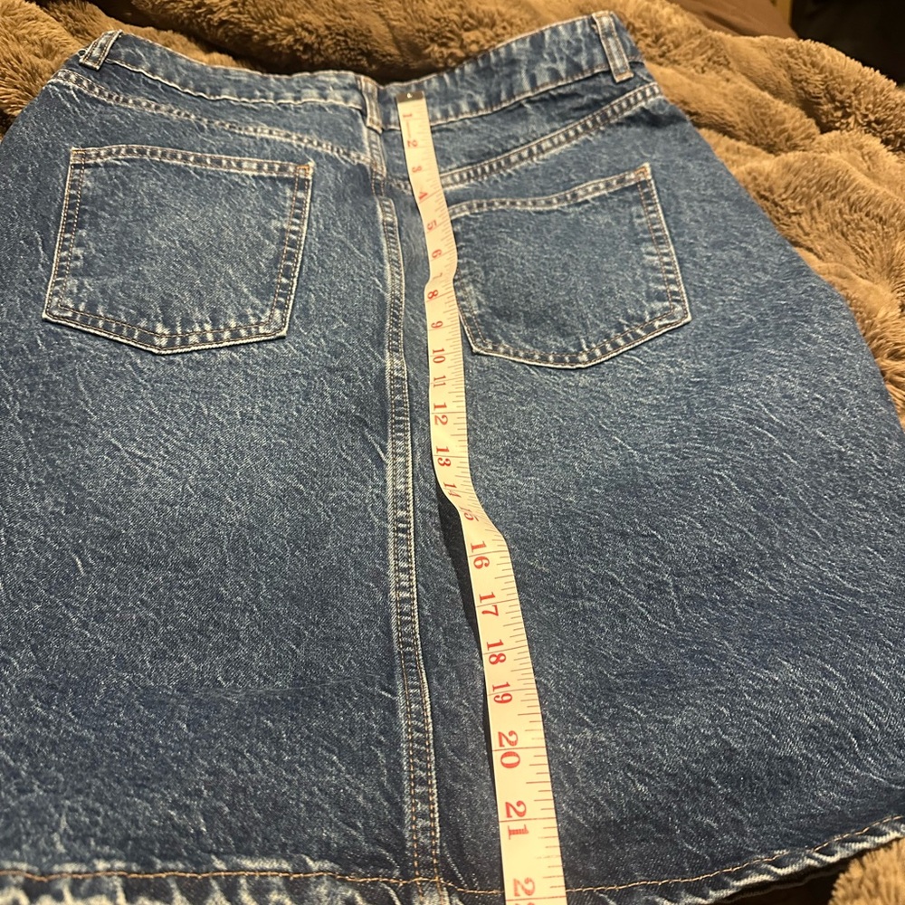 Denim&Co Blue Denim Skirt - Picture 7 of 8